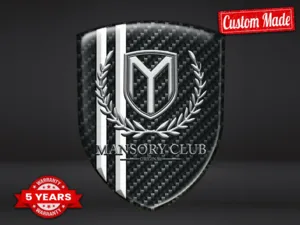 Mansory Emblème Auto Max Résistant Stylé Pro Performance